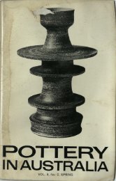 Pottery In Australia Vol 8 No 2 Spring 1969