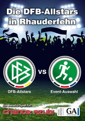 Die DFB-Allstars in Rhauderfehn