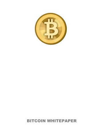 Bitcoin Whitepaper With Cover