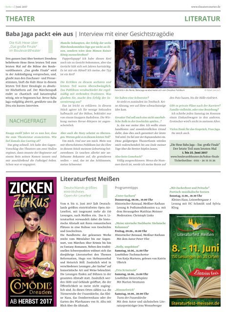 TheaterCourier Juni 2017