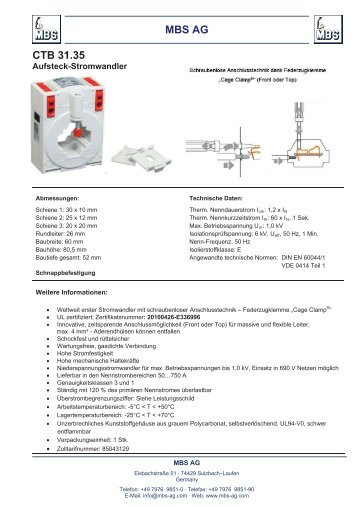 MBS AG CTB 31.35