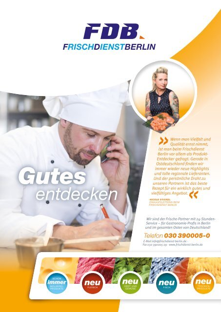 Magazin GARCON - Essen, Trinken, Lebensart Nr. 44 