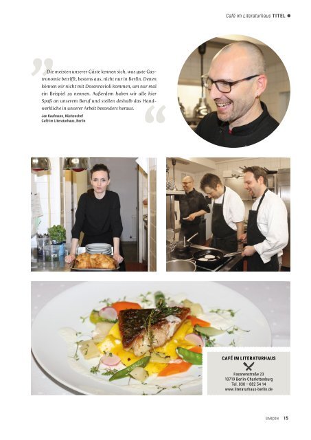 Magazin GARCON - Essen, Trinken, Lebensart Nr. 44 