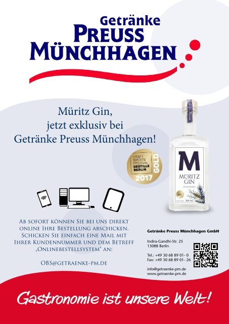 Magazin GARCON - Essen, Trinken, Lebensart Nr. 44 