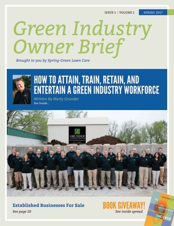 Green Industry Owner Brief Spring 2017