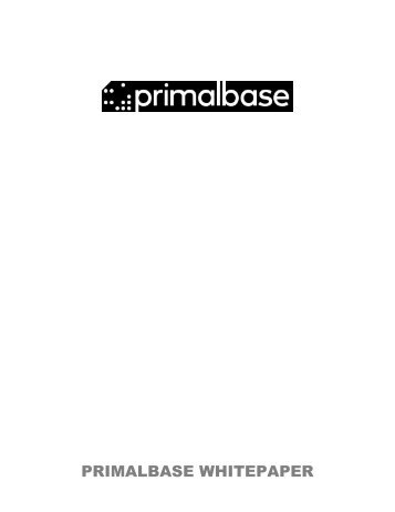 Primalbase Whitepaper With Cover