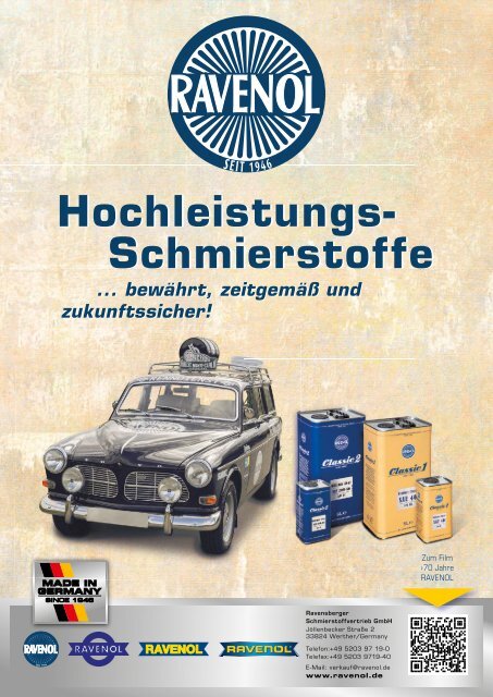 33. Hagen-Klassik - Oldtimerrrallye - Programm