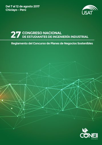 Bases del Concurso de Planes de Negocios Sostenibles - CONEII Chiclayo 2017