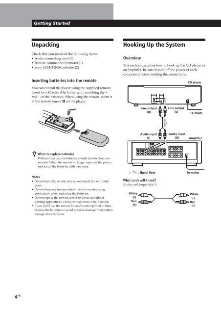 Sony CDP-CE405 - CDP-CE405 Consignes d&rsquo;utilisation Anglais