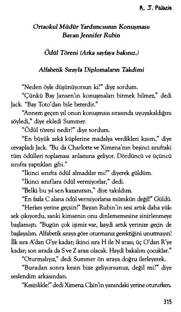 R.J.Palacio - Mucize CS