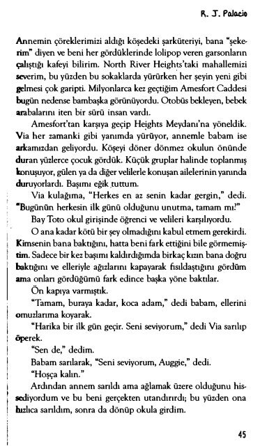 R.J.Palacio - Mucize CS