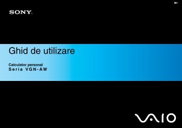 Sony VGN-AW21S - VGN-AW21S Mode d'emploi Roumain