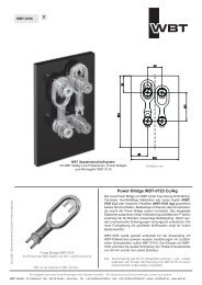 Power Bridge WBT-0725 Cu/Ag