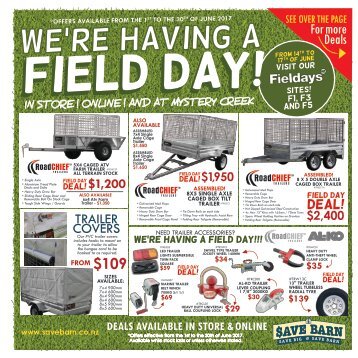 Save Barn June Fieldays Mailer