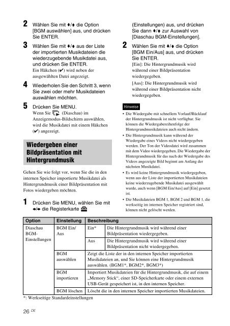 Sony DPF-D810 - DPF-D810 Consignes d&rsquo;utilisation Allemand