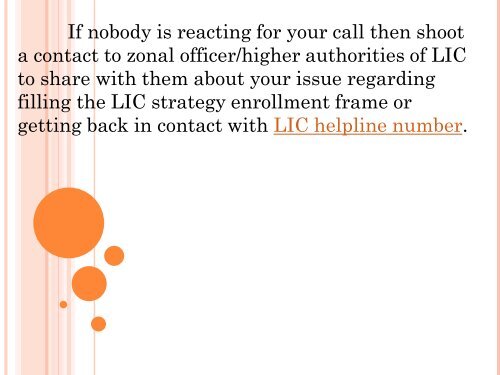 LIC Toll Free Customer Care Number