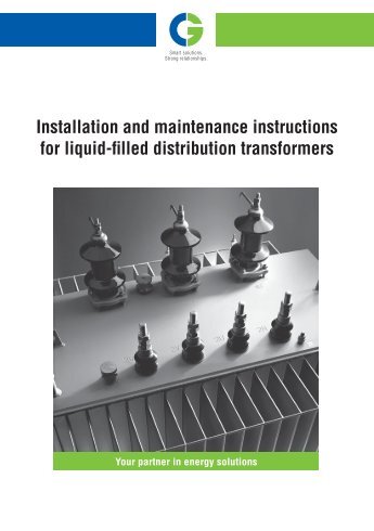 Installation and maintenance instructions for liquid-filled ... - Unitrafo