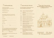 Verein der Freunde des Richard-Wagner-Gymnasiums zu Bayreuth ...