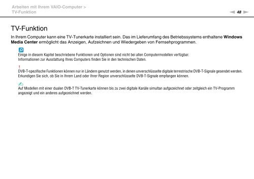 Sony VPCL14S1R - VPCL14S1R Mode d'emploi Allemand