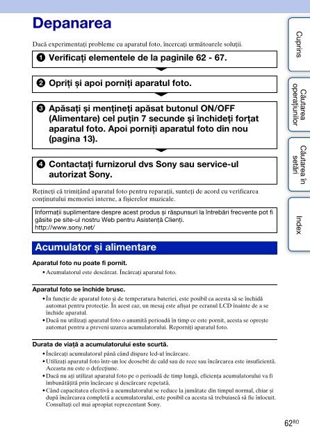 Sony MHS-TS20K - MHS-TS20K Istruzioni per l'uso Rumeno