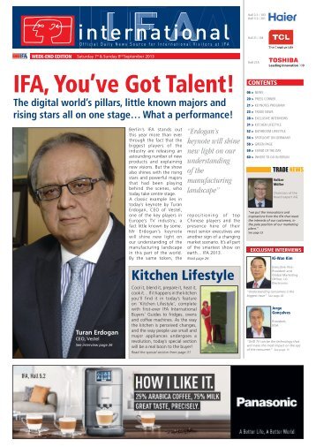 Week-end Edition - Day 2 & Day 3 - IFA International