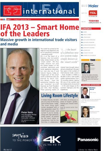 Day 1 - IFA International