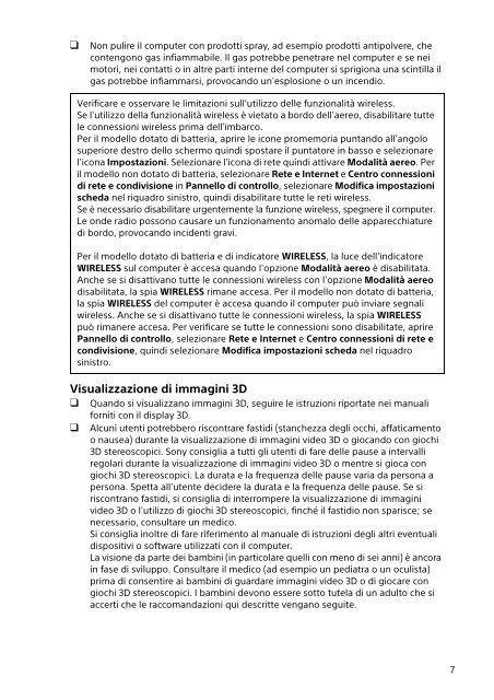 Sony SVJ2022M1E - SVJ2022M1E Documents de garantie Italien