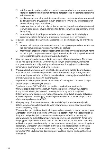 Sony SVT1312V1E - SVT1312V1E Documents de garantie Roumain