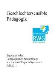 zur Handreichung Gender - Richard-Wagner-Gymnasium