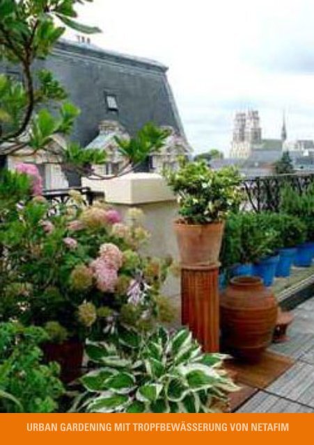 NETAFIM Urban Gardening für „SMART GREEN CITIES“
