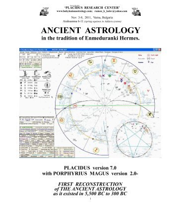 ANCIENT ASTROLOGY - Astrolabe