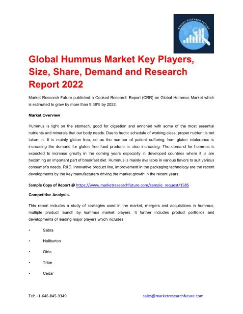 Global Hummus Market pdf