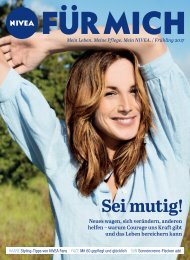 NIVEA FÜR MICH Magazin – Frühling 2017