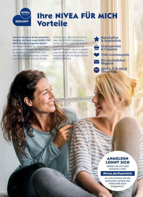 NIVEA FÜR MICH Magazin – Frühling 2017