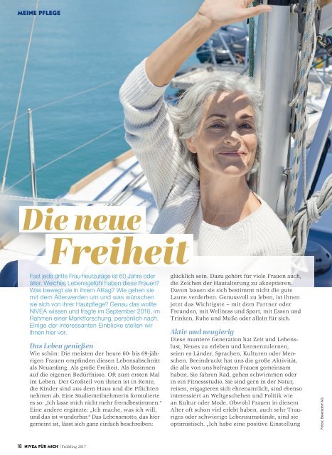 NIVEA FÜR MICH Magazin – Frühling 2017