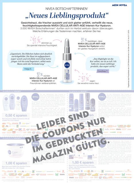 NIVEA FÜR MICH Magazin – Frühling 2017