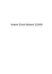 Bulletin 2005/06 - visarte zürich
