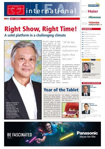 Day 1 - IFA International