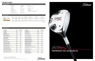 909F3 Brochure - Titleist