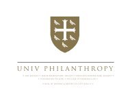 Univ Philanthropy