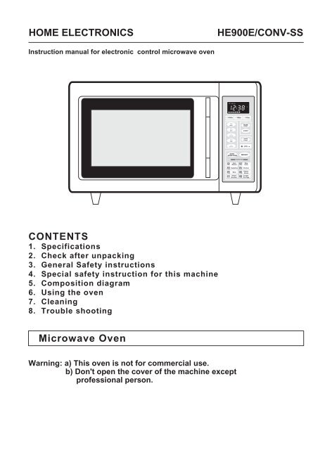 Microwave Cooking General Instructions
