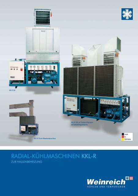 radial-kühlmaschinen kkl-r - Weinreich Industriekühlung GmbH
