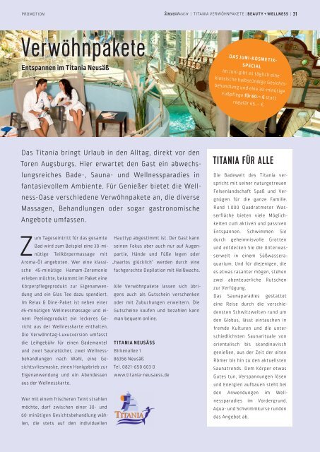 SchlossMagazin Bayerisch-Schwaben Juni 2017