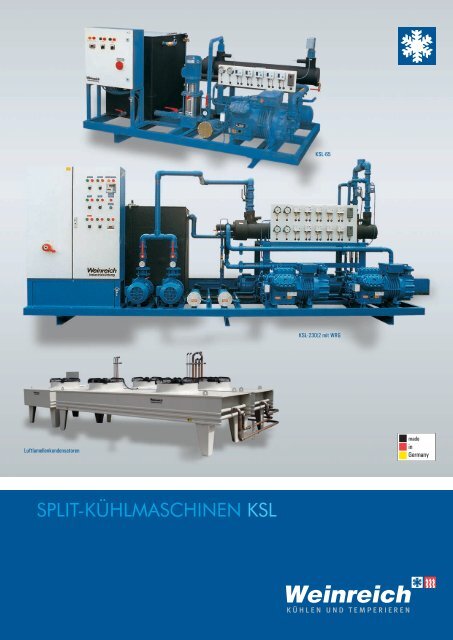 SPLIT-KÜHLMASCHINEN KSL - Weinreich Industriekühlung GmbH
