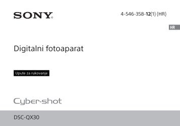 Sony DSC-QX30 - DSC-QX30 Mode d'emploi Croate