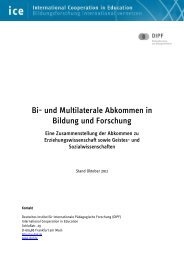 Bi- und Multilaterale Abkommen in Bildung und Forschung