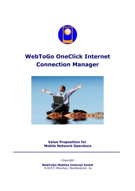 WebToGo OneClick Internet Connection Manager