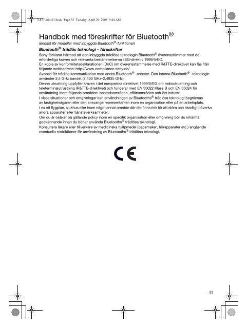 Sony VGX-TP3Z - VGX-TP3Z Documents de garantie Finlandais