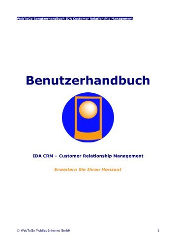 Benutzerhandbuch - WebToGo