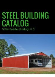 Steel Building Catalog 2017